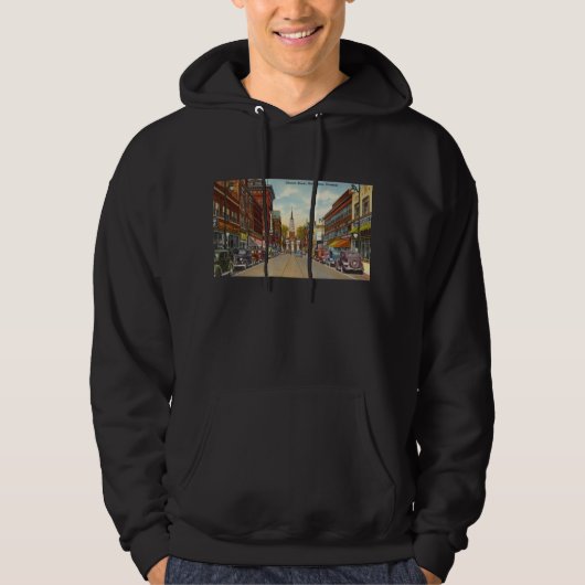  Church Street, Burlington, VT Hoodie (Voorkant)