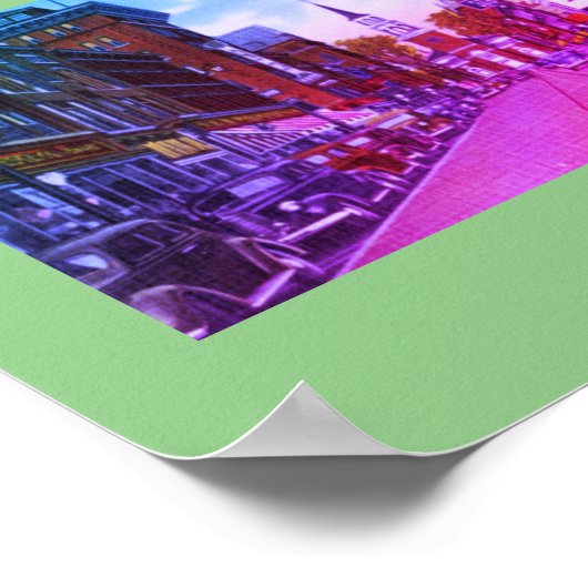  Church Street, Burlington, VT Poster (Hoek)