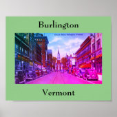  Church Street, Burlington, VT Poster (Voorkant)