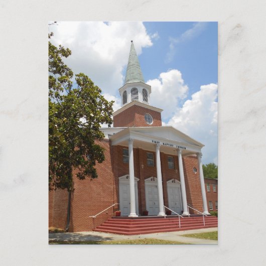 Church Street, Dade City Florida Briefkaart (Voorkant)