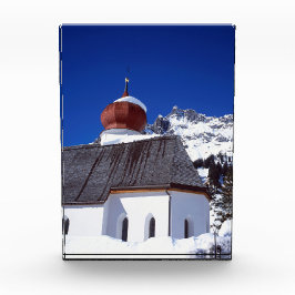 Church Stuben Austria Holiday Card Canvas Fotoblokken