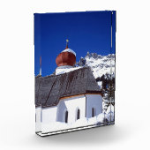 Church Stuben Austria Holiday Card Canvas Fotoblokken (Links)