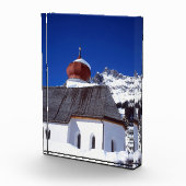 Church Stuben Austria Holiday Card Canvas Fotoblokken (Rechts)