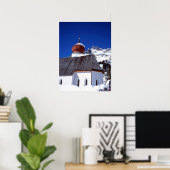 Church Stuben Austria Holiday Card Canvas Poster (Thuiskantoor)