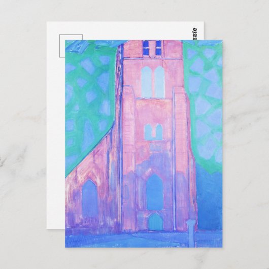Church Tower at Domburg by Piet Mondrian Briefkaart (Voorkant / Achterkant)