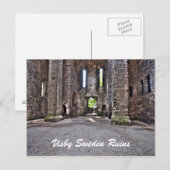 Church Visby Sweden Ruins Briefkaart (Voorkant / Achterkant)