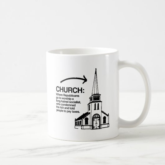 CHURCH - WAAR DE REPUBLIEK NAAR HET WERK GAAT KOFFIEMOK (Rechts)