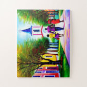 Church Walk Christelijke Art Puzzle Legpuzzel (Verticaal)