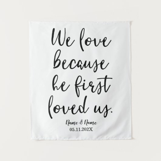 Church Wedding Decorations Backdrop Ceremony Wandkleed (Voorkant)