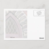 Church Window Briefkaart (Achterkant)
