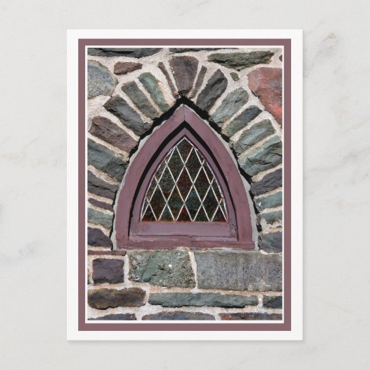Church Window Briefkaart (Voorkant)
