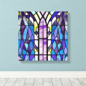 Church Window Canvas Afdruk (Insitu (Houten vloer))