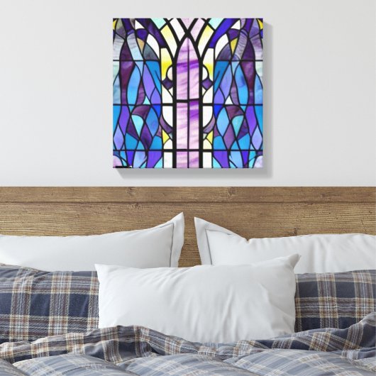 Church Window Canvas Afdruk (Insitu (Slaapkamer))