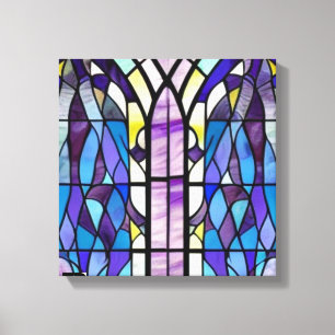 Church Window Canvas Afdruk