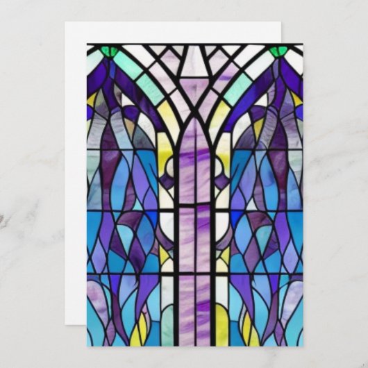 Church Window Feestdagenkaart (Voorkant / Achterkant)