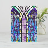 Church Window Feestdagenkaart (Staand voorkant)