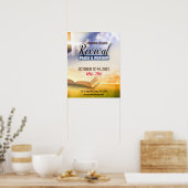 Church Worship Service Revival Poster (Keuken)