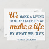 churchill-a life-NOBRK Briefkaart (Voorkant / Achterkant)