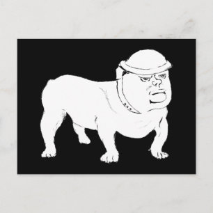 Churchill als Bulldog Briefkaart