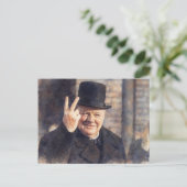 Churchill Ansichtkaart Briefkaart (Staand voorkant)