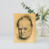 Churchill Briefkaart (Staand voorkant)