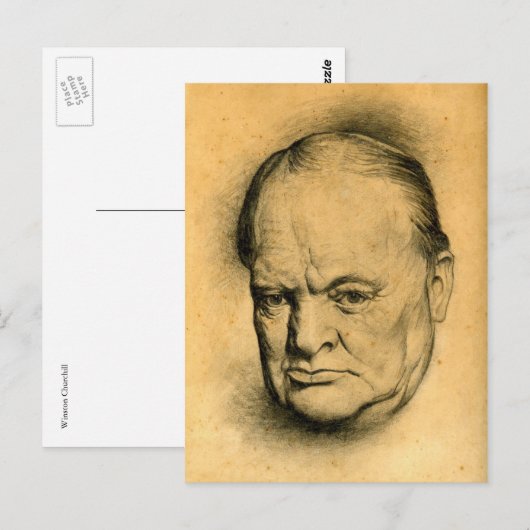 Churchill Briefkaart (Voorkant / Achterkant)