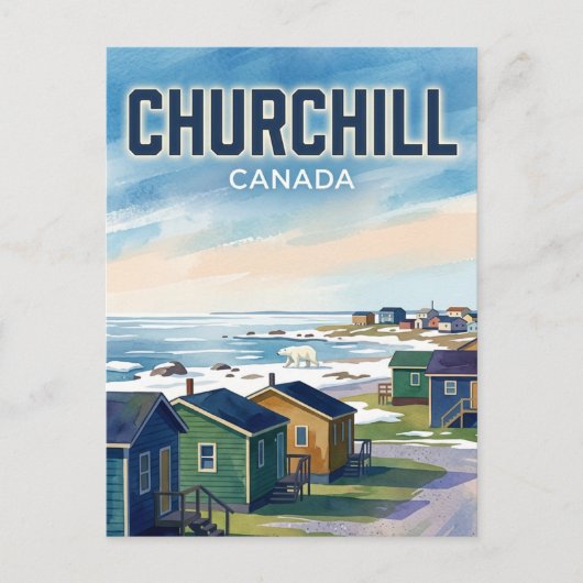 Churchill Canada Briefkaart (Voorkant)