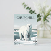 Churchill Canada Briefkaart (Staand voorkant)