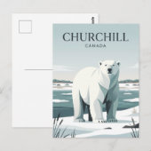 Churchill Canada Briefkaart (Voorkant / Achterkant)