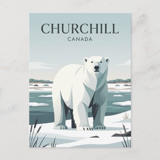 Churchill Canada Briefkaart (Voorkant)