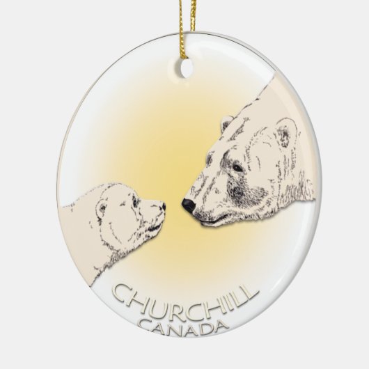 Churchill Canada Ornament Polar Beer Art Keepslag (Links)