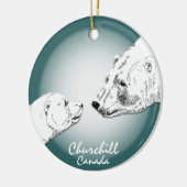Churchill Canada Ornament Polar Beer Art Keepslag (Links)