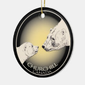 Churchill Canada Ornament Polar Beer Art Keepslag (Links)