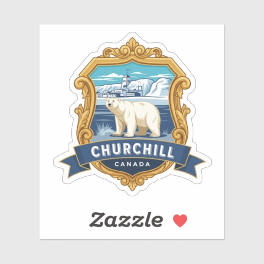 Churchill Canada Polar Beer Travel Sticker (Vel)
