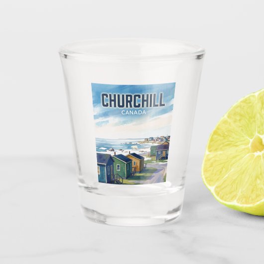 Churchill Canada Shot Glas (Voorkant)