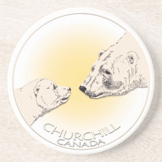 Churchill Canada Souvenir Onderzetters Churchill G (Voorkant)
