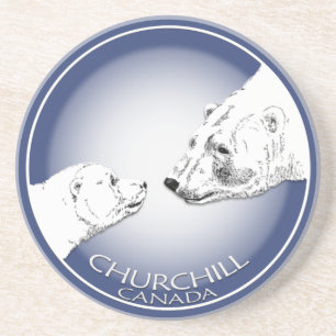 Churchill Canada Souvenir Onderzetters Churchill G