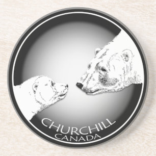 Churchill Canada Souvenir Onderzetters Churchill G