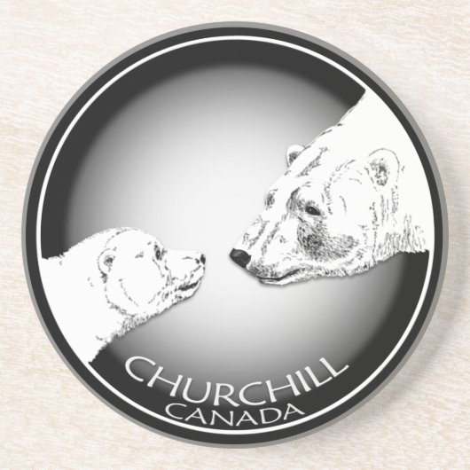 Churchill Canada Souvenir Onderzetters Churchill G (Voorkant)