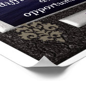 Churchill citaat - poster (Hoek)