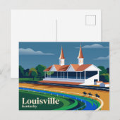 Churchill Downs Kentucky Briefkaart (Voorkant / Achterkant)