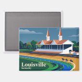Churchill Downs Kentucky Magneet (Voorkant / Achterkant)