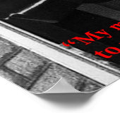 Churchill en beroemd Poster van het huwelijkscitaa (Hoek)