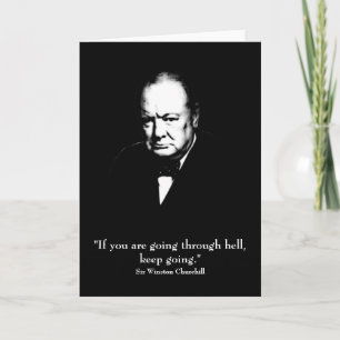 Churchill en Quote Kaart
