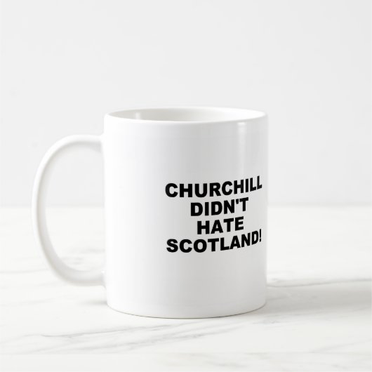 Churchill en Schotland Mok (Links)