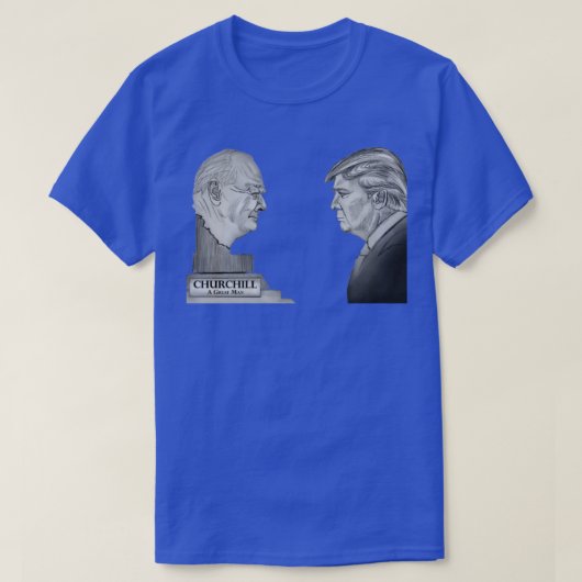 Churchill en Trump T-shirt (Design voorkant)