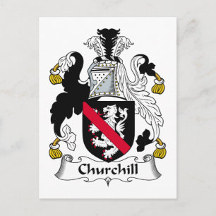 Churchill Family Crest Briefkaart