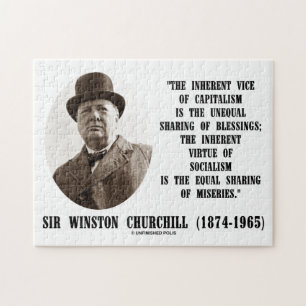 Churchill Inherent Vice of Capitalism Virtuary Quo Legpuzzel