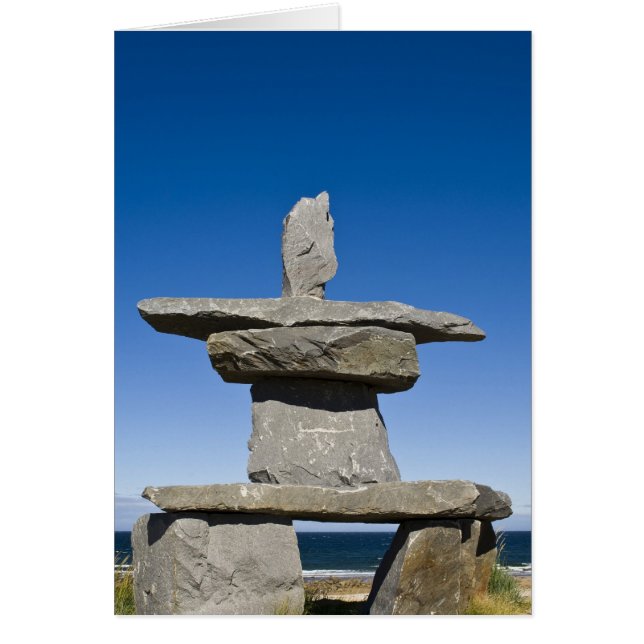 Churchill, Manitoba. Inukshuk (Voorkant)