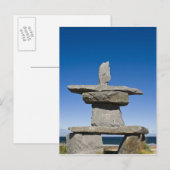 Churchill, Manitoba. Inukshuk Briefkaart (Voorkant / Achterkant)